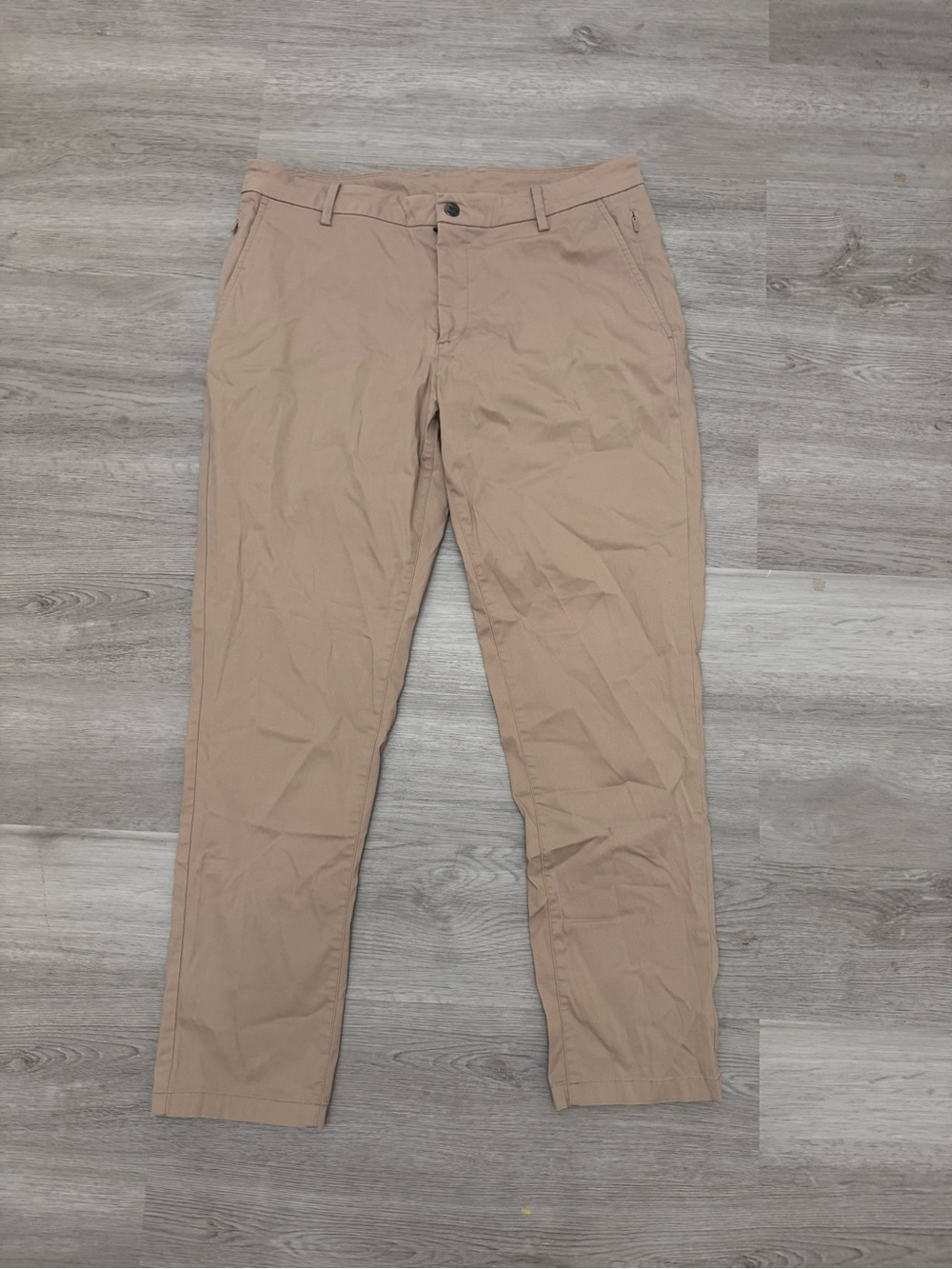 Birddogs Pants Mens 36x30 Beige Stretch Chino Casual Slim Tapered Golf Pockets